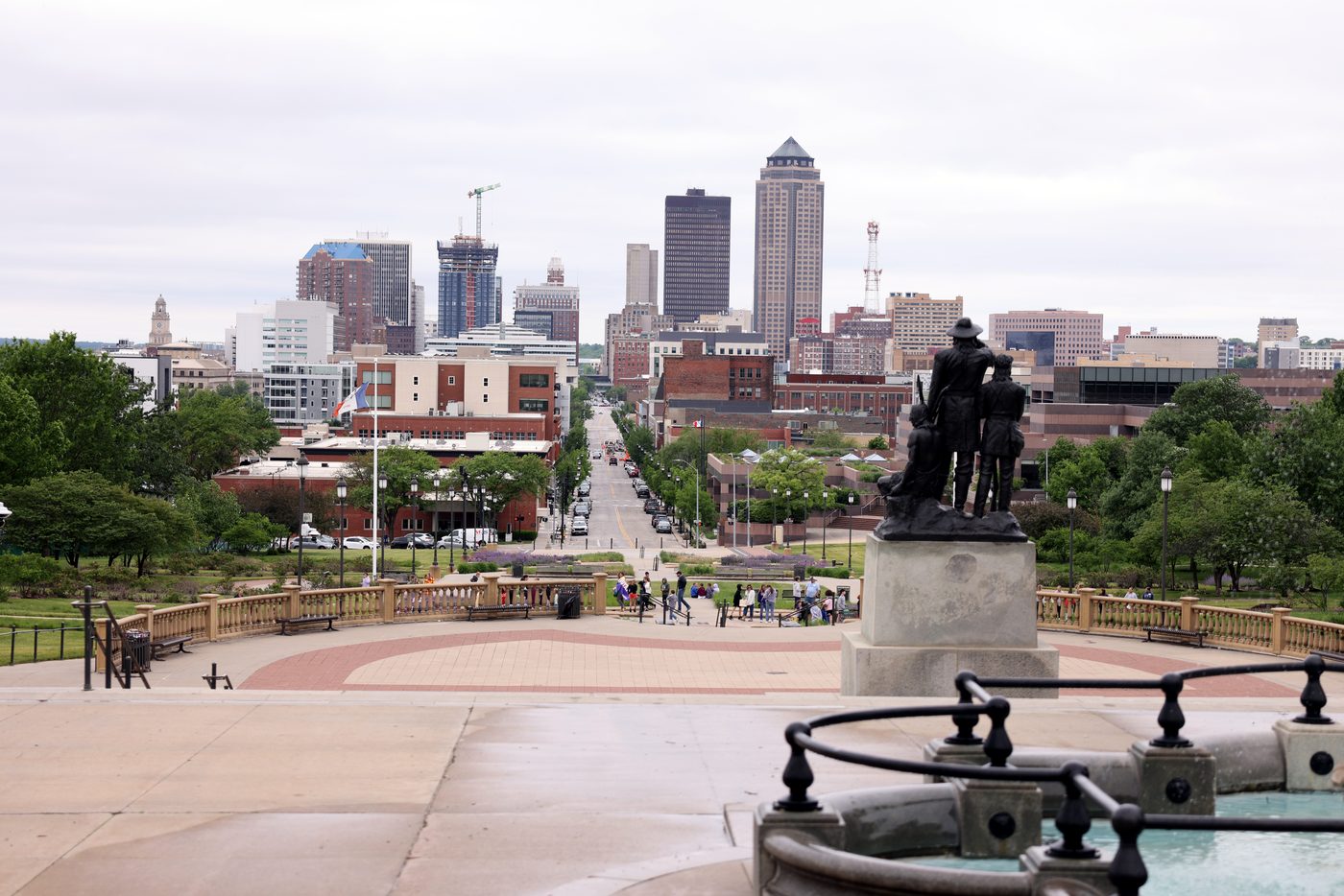 The Des Moines skyline